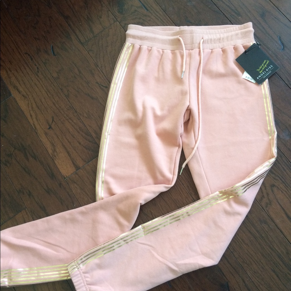 NWT Angel Kiss Los Angeles Sweatpants Jr. Medium - Picture 2 of 7